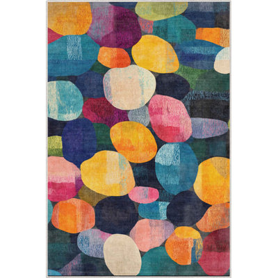 Abstract Eclat Multi Modern Bold Area Rug