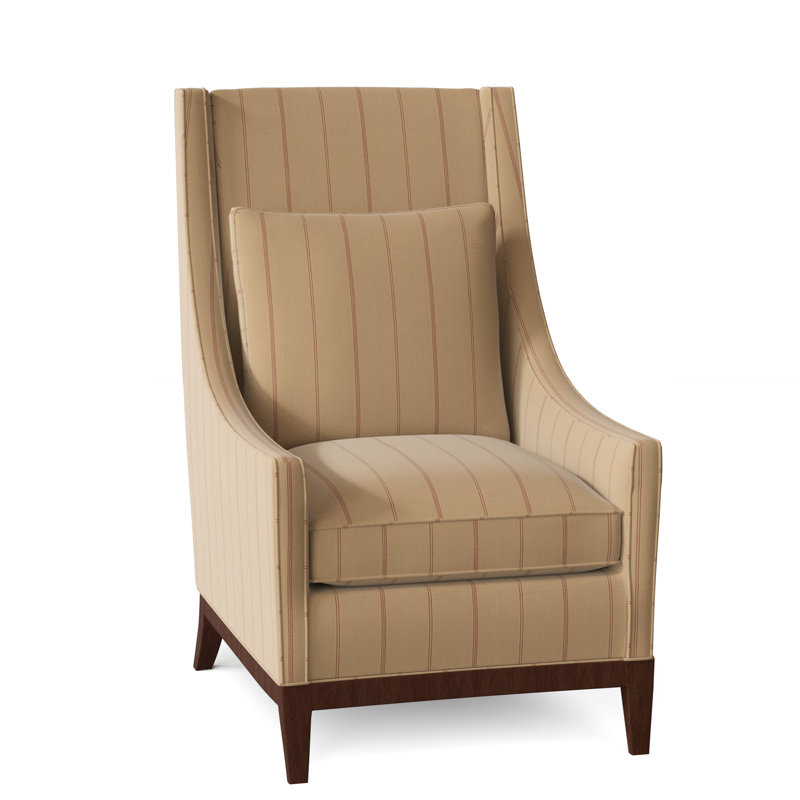 Eastside Wingback Chair, Burnished Brown, Leah Desert Rose