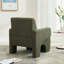 Fauteuil d'appoint moderne rembourré en sherpa doux-761292990