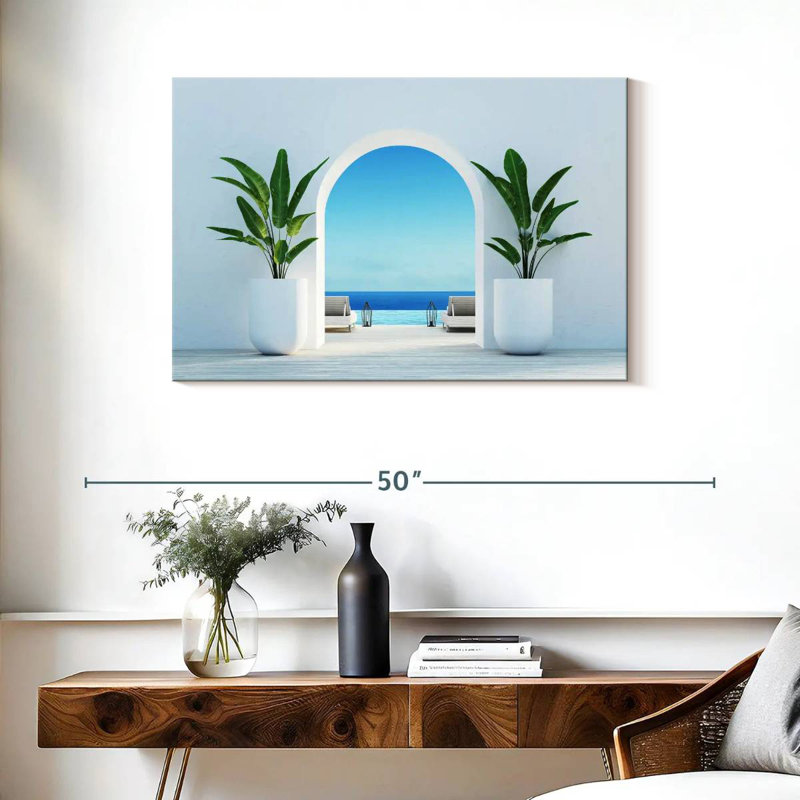 Santorini Lounge, 24" H x 36" W