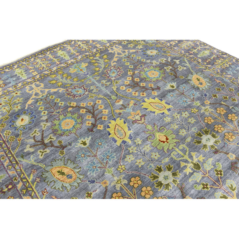 Tapis de couloir oriental Oushak Chobi, Rectangle 7 pi 8 po x 10 pi