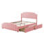 Bomford Upholstered Velvet Drawers Bed-1221958400-1221958415