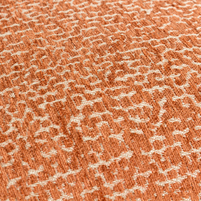 Cirro Square Cushion, Orange, Pillow Cover Only - No Insert