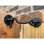 4” Privacy Hook And Eye Gate Latch Easy Lock For Barn Door, Blac...
