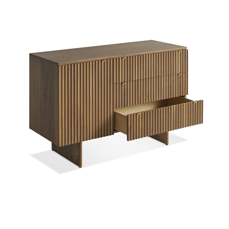 Murmur 54'' W Solid Wood Credenza, Walnut