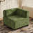 35-inch Chenille Corner Chair, No Tool Assembly-123033159