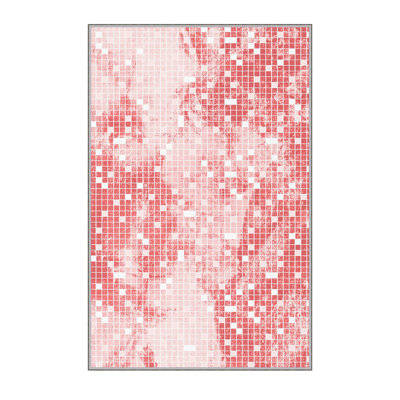 Elegant 3D Printed Area Rug, 4.6 x 7.2 ft | 100% Polyester, 0.31 in Pile Height, Antibacterial | Non-Slip PVC Felt Dot Underside, Machine Washable, Perfect for Living Room or Bedroom, Durable & Stylish Design