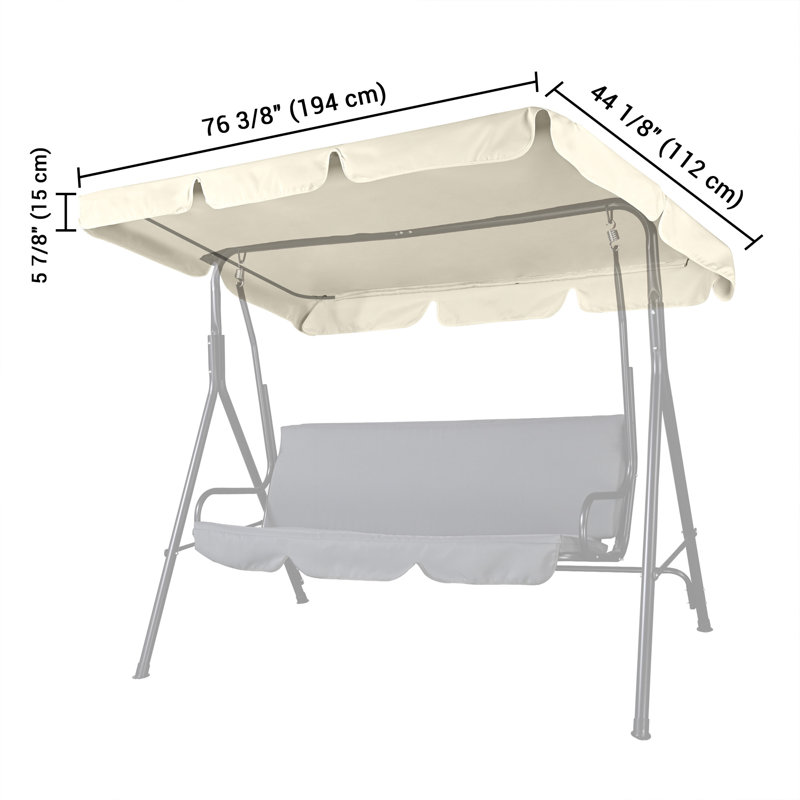 Odysseus Arlmont & Co. Fabric Replacement Canopy, Beige