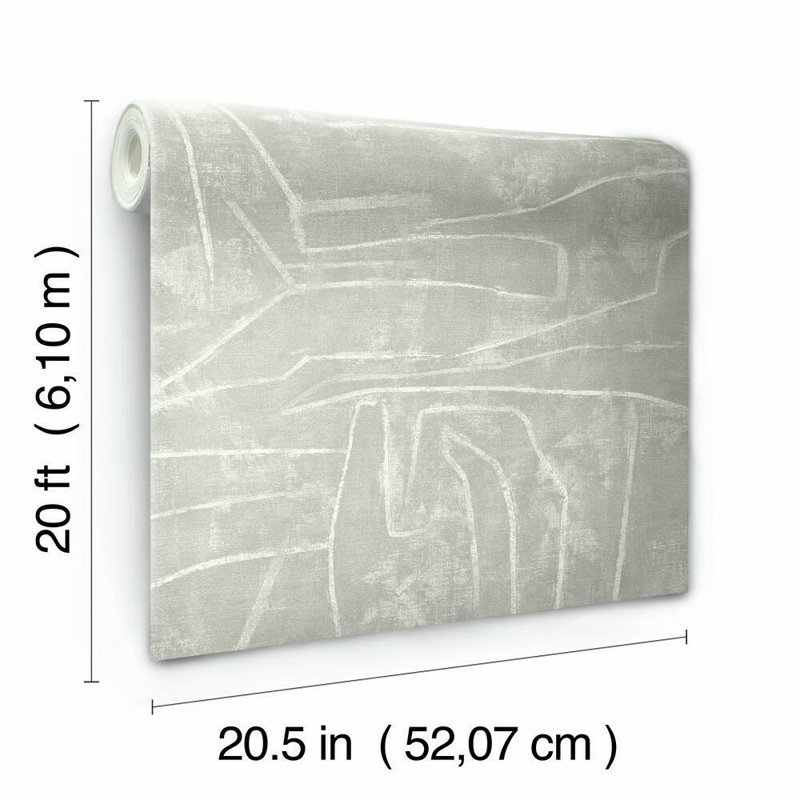 Papier peint adhésif Urban Chalk, gris