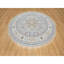 Tapis rond en laine et en soie noué à la main 9 pi x 9 pi bleu Kain 250 KPSI 0816E1CFA1104BCA8039FCA8834AA883