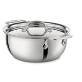 All-Clad D3™ Compact Stainless 3 Qt. Stainless Steel Round Dutch Oven