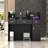Modern Dual-Color Reception Desk With Storage And Sleek Design