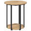  Side Table Set 2 Pcs Artisan Oak And Black 50 X 50 X 50.5 Cm-16308814