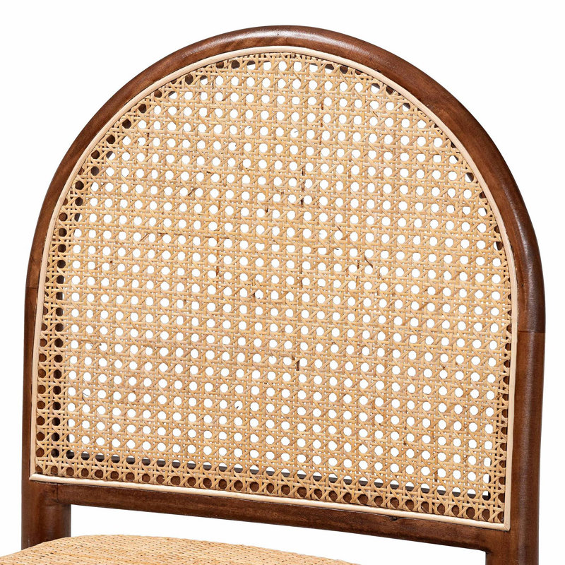 Modern Acacia Wood Dining Chair Set