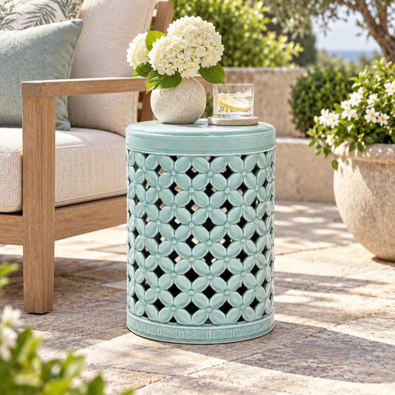 Garden Stool, Celadon
