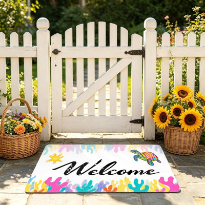 Tapis de bienvenue 24 po x 36 po «Welcome»