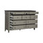 Lit de rangement, commode et miroir Cathleen-100929594