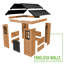 Backyard Discovery Sweetwater 100% Cedar Wood Outdoor Garden Playhouse with Kitchen Accessories & Easy Assembly