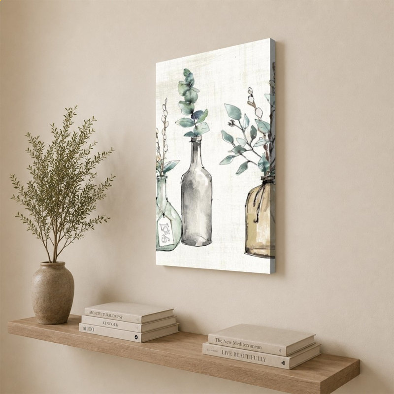 «Modern Farmhouse I Amber» par Anne Tavoletti - Impression sur toile, H 36 po x l 24 po, Ne s’applique pas