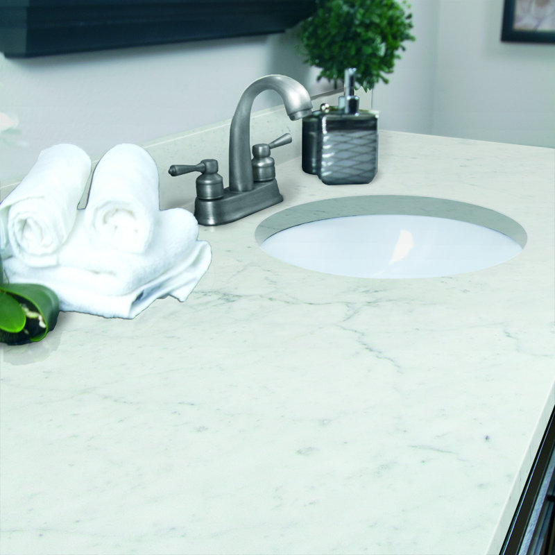 61 Stone Material 1 Single Bathroom Vanity Top Yes Sink