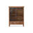 Brown + Black Solid Wood + Tempered Glass + Iron Display Cases
