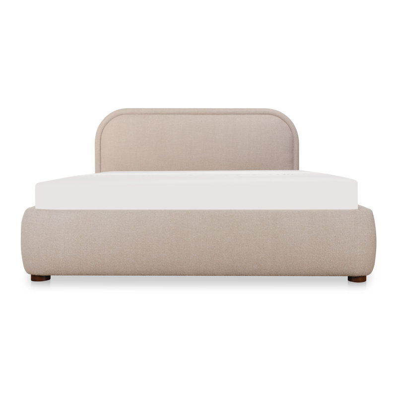 Très grand lit avec rangement Figaro, Très grand, Brun