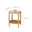 Ensemble de 2 tables d'appoint en rotin Cordoves