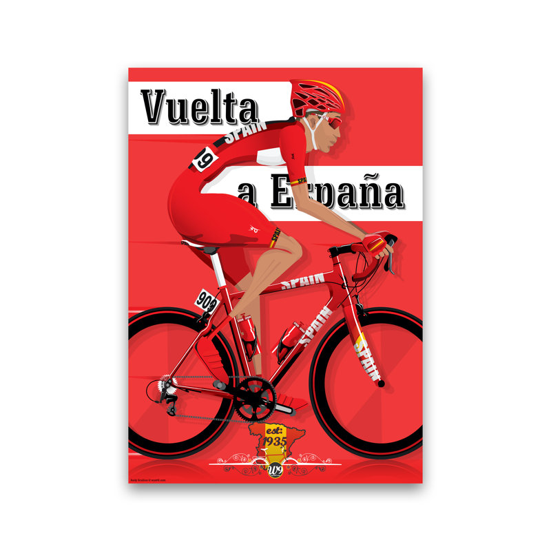 Modern Spanish - Print, No Framed, 84cm H x 60cm W x 1cm D