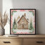 «Gingerbread Lane House I» par Nicole DeCamp, reproduction d'art