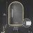 32"X60"Arched LED Mirror For Bathroom