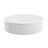 47" White Wood Round Drum Coffee Table