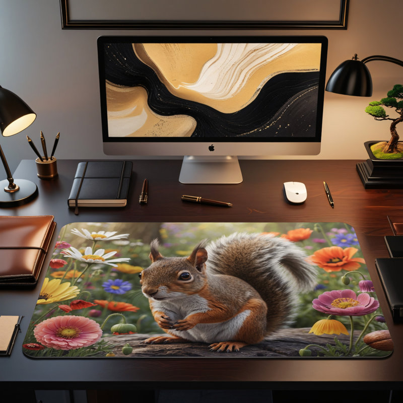 Polyester Desk Pad, 31.5x15.5