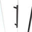Porte de douche coulissante de 44 à 48 po x H 72 po avec porte en verre trempé de 1/4 po-109553882