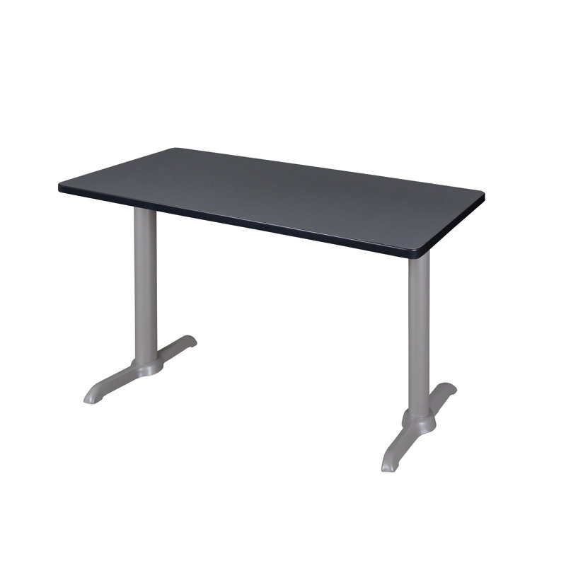 Base et table de formation Cain, H 29 po x L 48 po x l 24 po, Gris lune, Gris entreprise