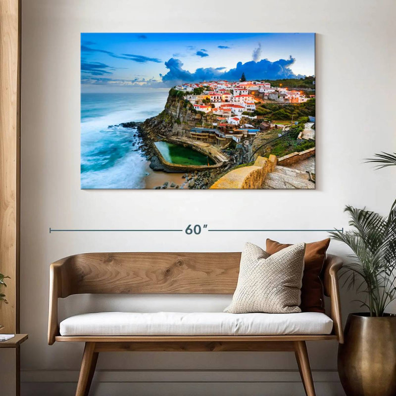 Nicci Azenhas Do Mar, paysage marin, H 32 po x l 48 po