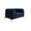 Chesterfield Armchair Atoka with Gold Metal Legs-346650244