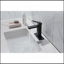 Robinet de lavabo de salle de bain à poignée simple avec drain escamotable (avec trop-plein)-119318270