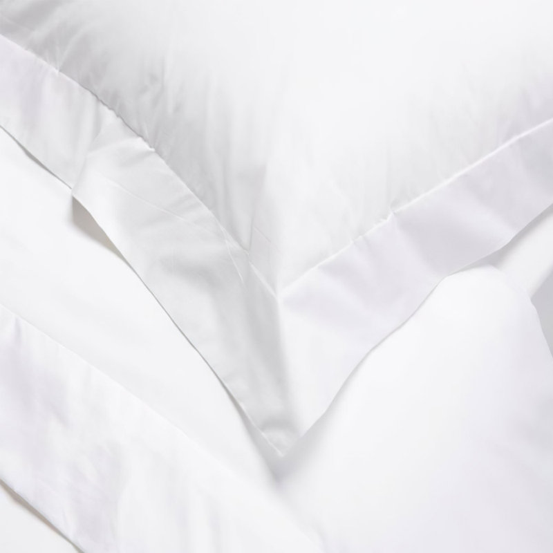 Liano 100% Egyptian-Like Cotton 400 Thread Count Extra Deep Fitted Sheet, Small Double (4'), White