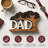 Handmade Wooden DAD Word Sculpture Under a Tree Solid Acacia Wood Unique Christmas Gift and Home Decor