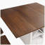 Ensemble de table de salle à manger 5 pièces à hauteur de comptoir en bois avec abattant, ensemble de cuisine avec support à vin et tiroirs-1428563925-1428563923-1428563922