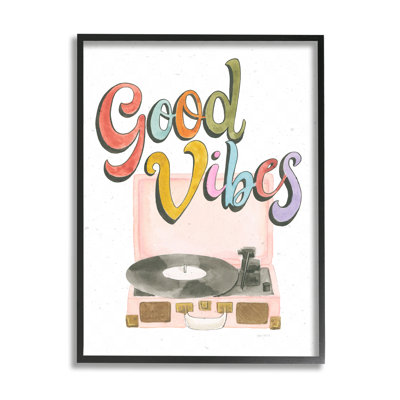 " Retro Good Vibes Turntable " by Jenaya Jackson