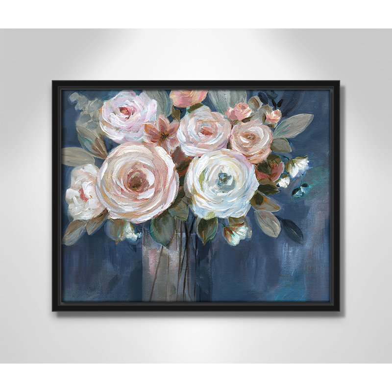«Midnight Mood», reproduction d'art encadrée sur toile par Nan, H 12,5 po x l 15,5 po x P 2 po, Noir