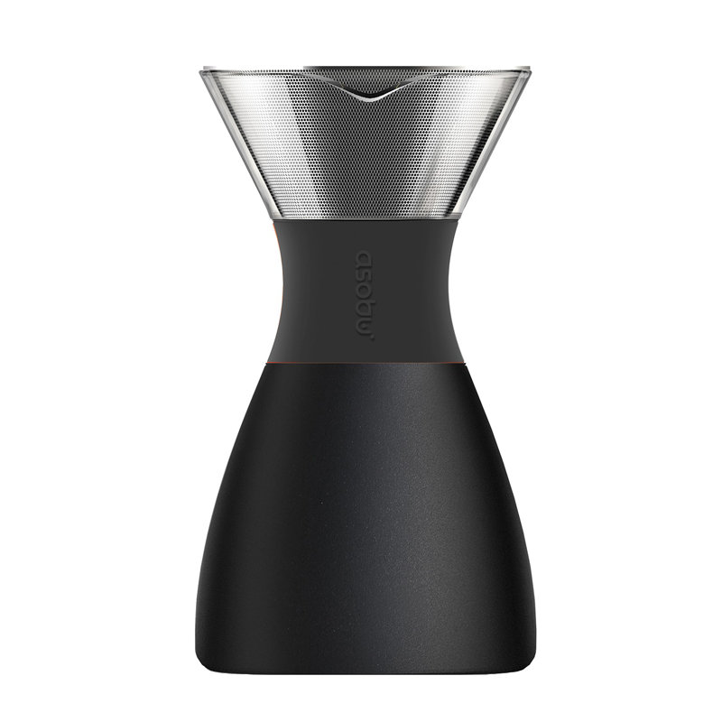 Asobu 32-Cup Insulated Coffee Maker, Black