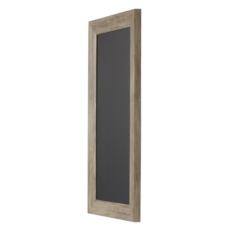 Tableau noir mural magnétique Brucie, H 18 po x l 27 po, Brun rustique