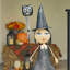 Figurine de sorcière d'Halloween aux grands yeux « Stephy »