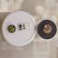Table basse ronde de style crème moderne
