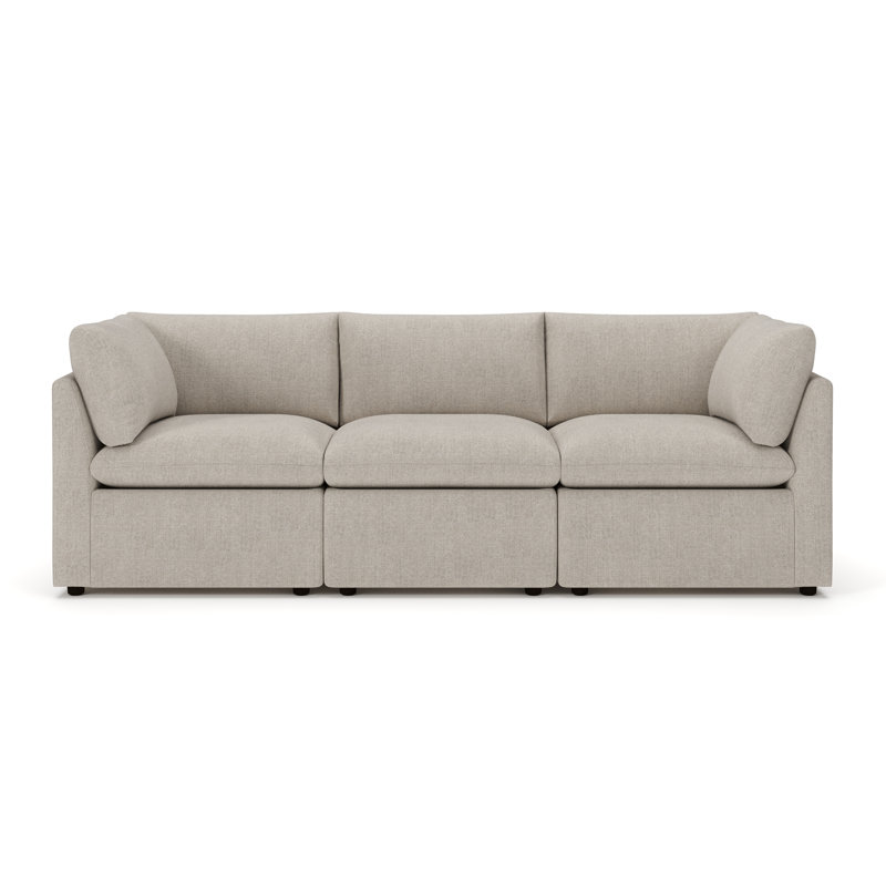 Canapé modulaire 96 po Kallie, Ficelle Monique