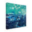 «Lithosphere Turquoise Blue» par Jurica, reproduction d'art sur toile tendue-26859551