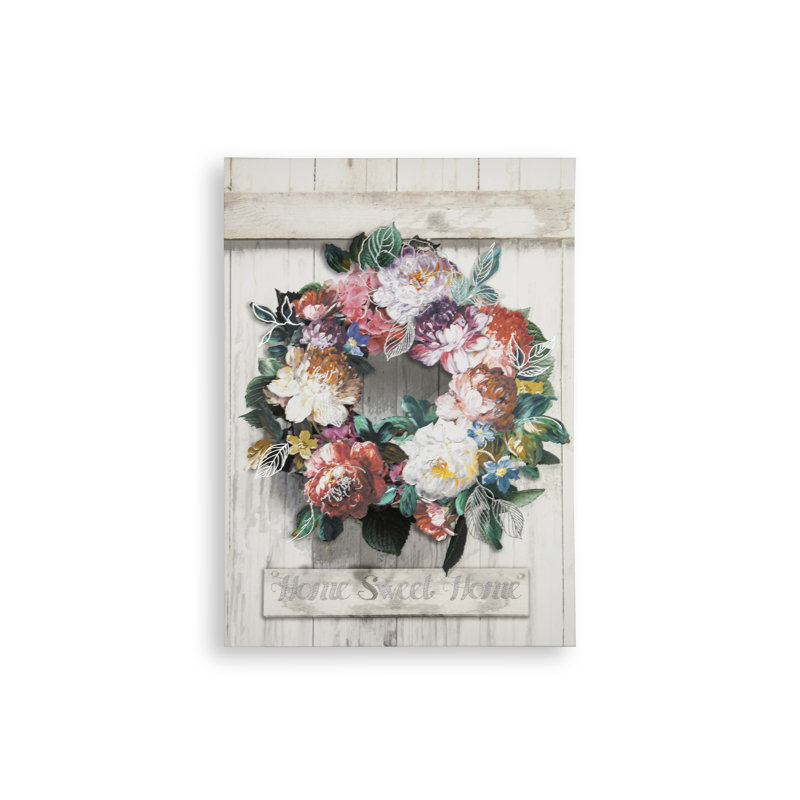 Art for the Home Isabelle Wreath Printed Canvas