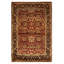 Hand-Knotted High-Quality Red and Black Area Rug